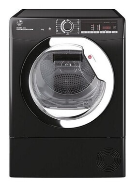 Hoover DXOC9TCEB 9KG Condenser Freestanding Black Sensor Dry Tumble Dryer - New Graded Some scratching to front panel