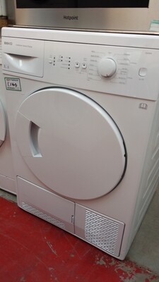 Beko 8kg Condenser Dryer White Refurbished   H85 W59.5 D60 cm