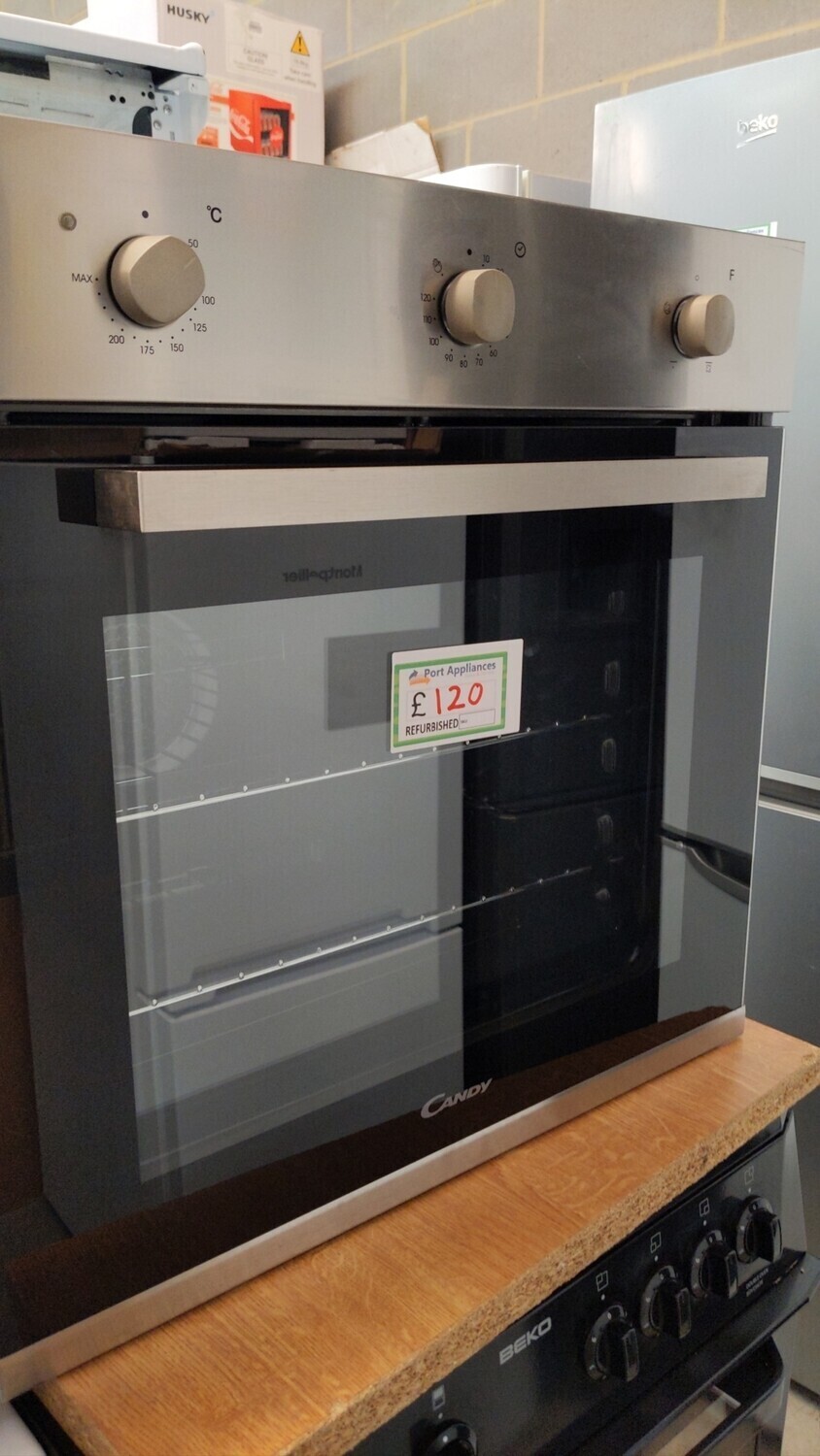 Candy 60cm Single Electric Built in Fan Oven - Refurbished