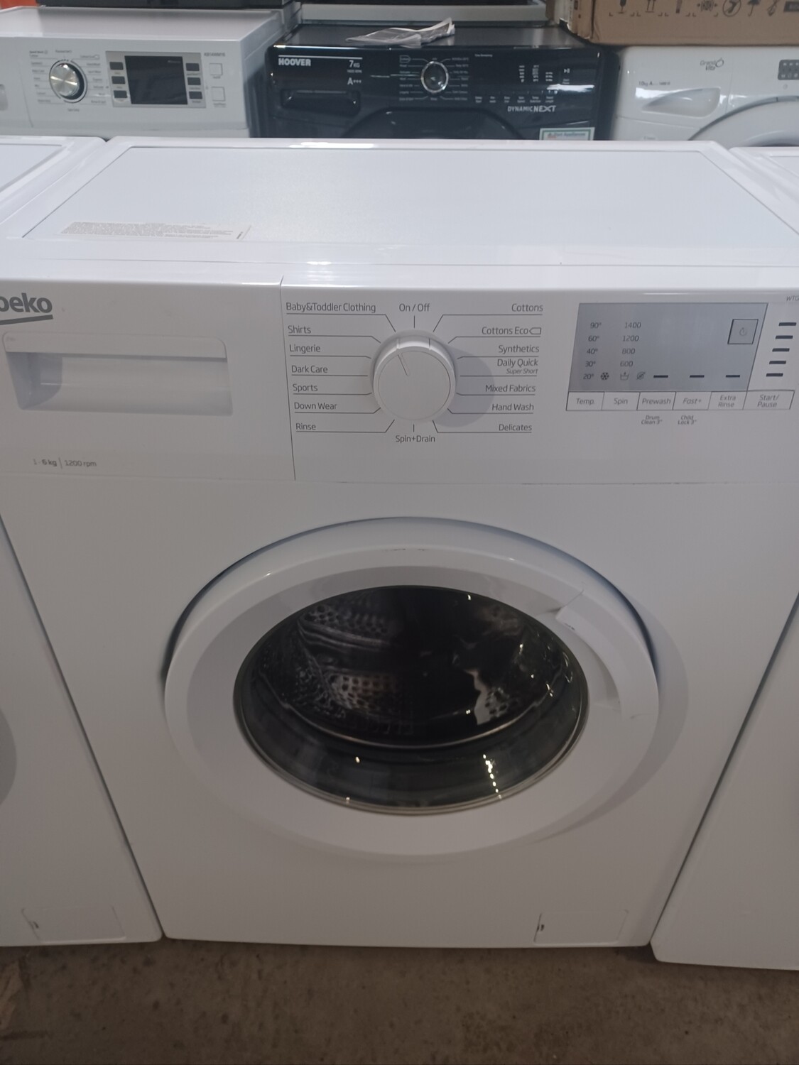 Beko 6KG 1200rpm Washing Machine White A+++ Refurbished H84 W59.5 D45cm