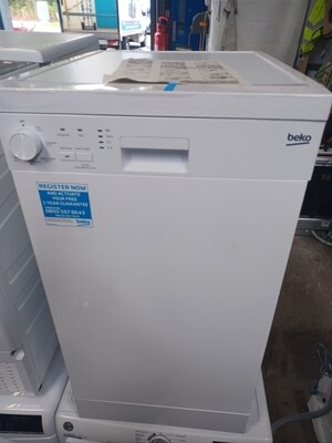 Beko DFS05020W 45cm Freestanding Slimline Dishwasher in White - Brand New