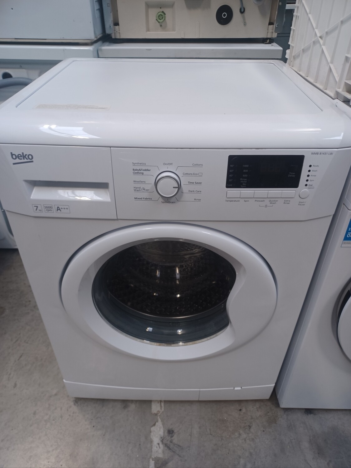 Beko 7KG 1400rpm Washing Machine White A+++ Refurbished H84 W59.5 D65cm + 6 Month Guarantee 