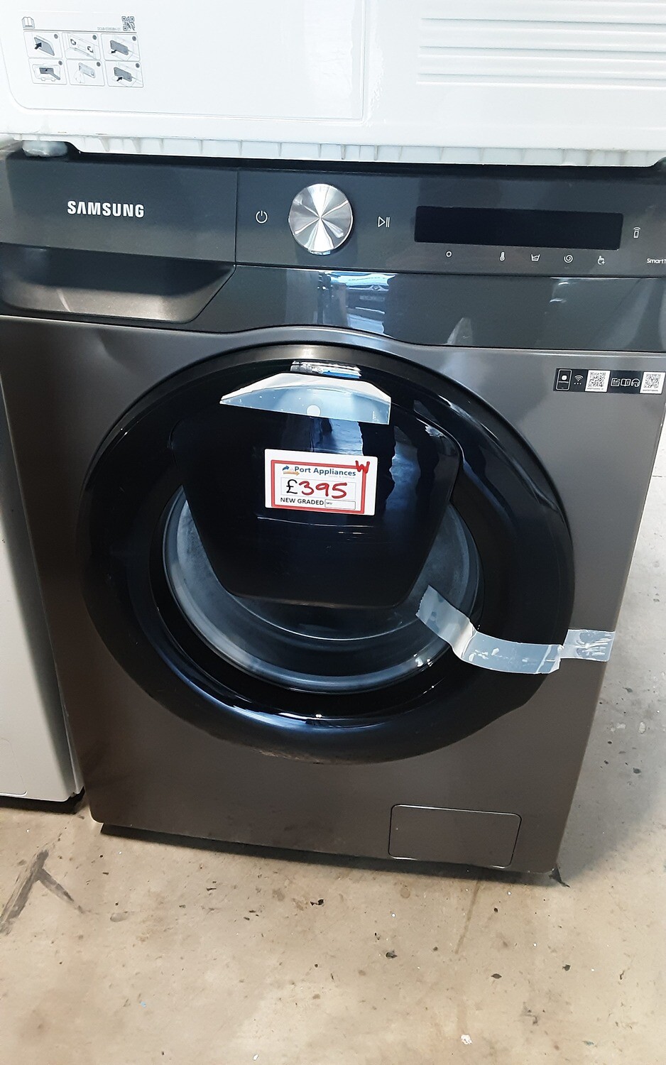 Samsung WW90T554DAN 9kg Load, 1400 Spin Washing Machine - Grey - New Graded + 1 Year Guarantee