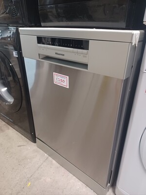 Hisense HS60240XUK 60cm Freestanding Full Size Dishwasher in Stainless Steel- New Graded + 12 Months Guarantee 