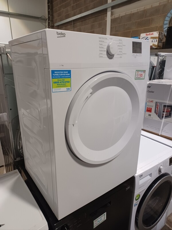 Beko DTGV7000W 7kg Vented Dryer White