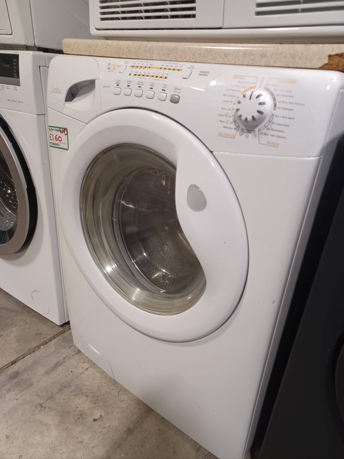 Candy GOW475 Washer Dryer 7Kg + 5Kg 1400 Spin Refurbished +6 Months Guarantee