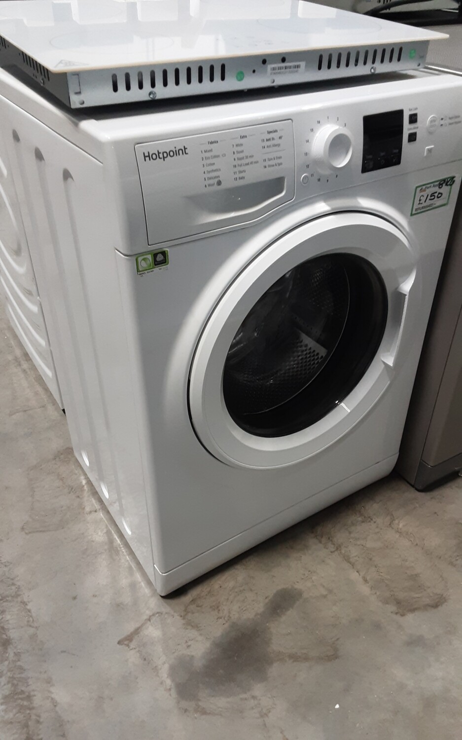 Hotpoint 8kg Load 1400 Spin Washing Machine - White - Refurbished - 6 Month Guarantee