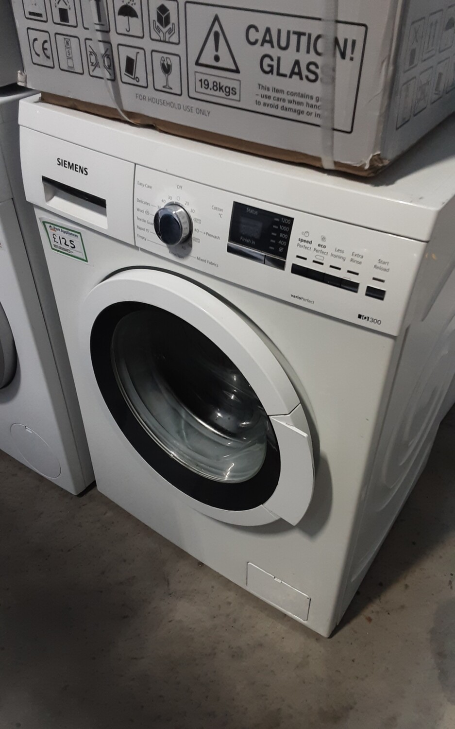 Siemens 7kg Load 1200 Spin Washing Machine - White - Refurbished - 6 Month Guarantee
