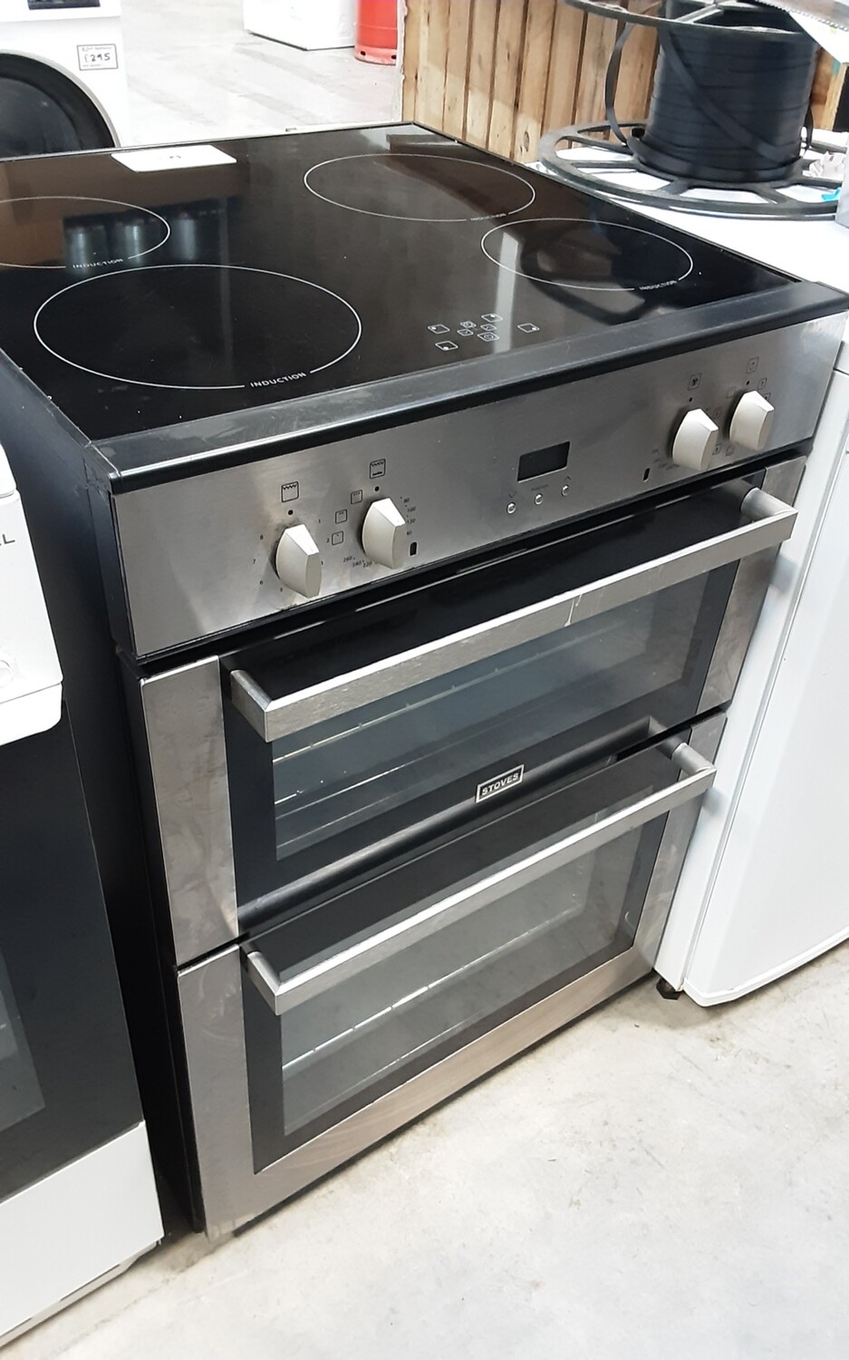 Stoves SE60MFPTi 60cm Electric cooker Twin Cavity Induction Hob - Silver Stainless  - Refurbished + 6 month guarantee 