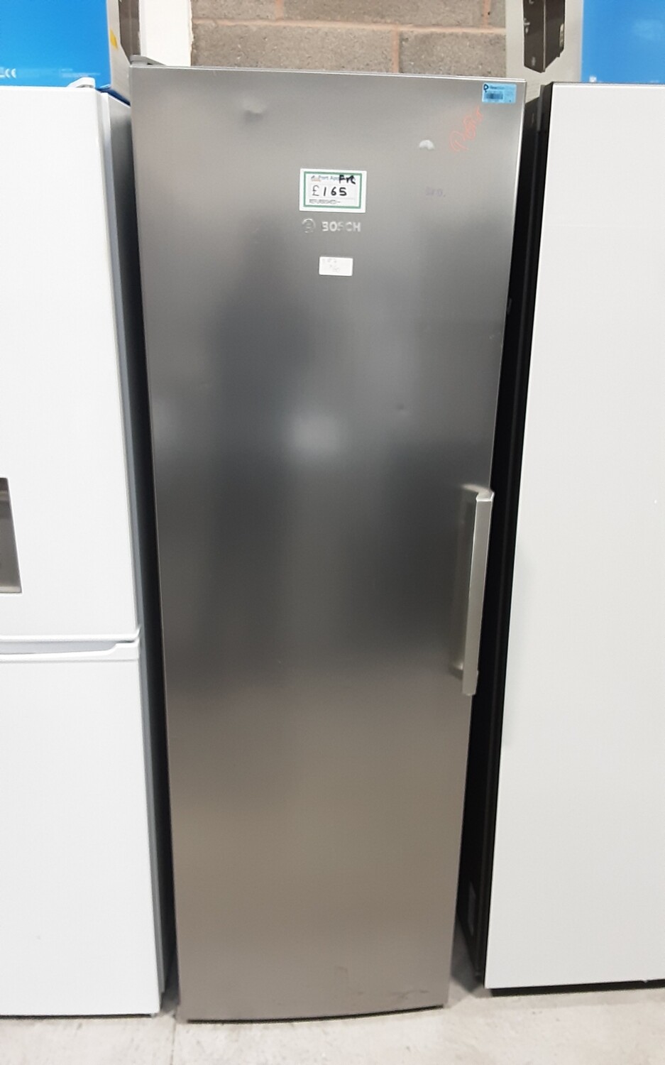 Bosch Tall Fridge H187cm W60cm Silver Stainless Refurbished 6 Months Guarantee 