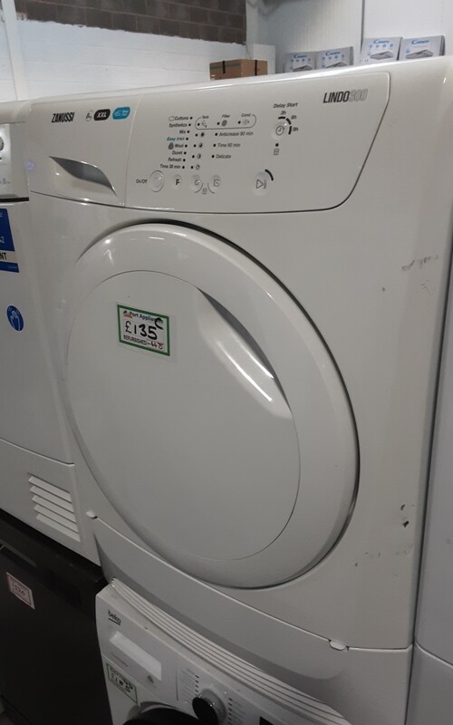 Zanussi XXL 8kg Condenser Dryer White
