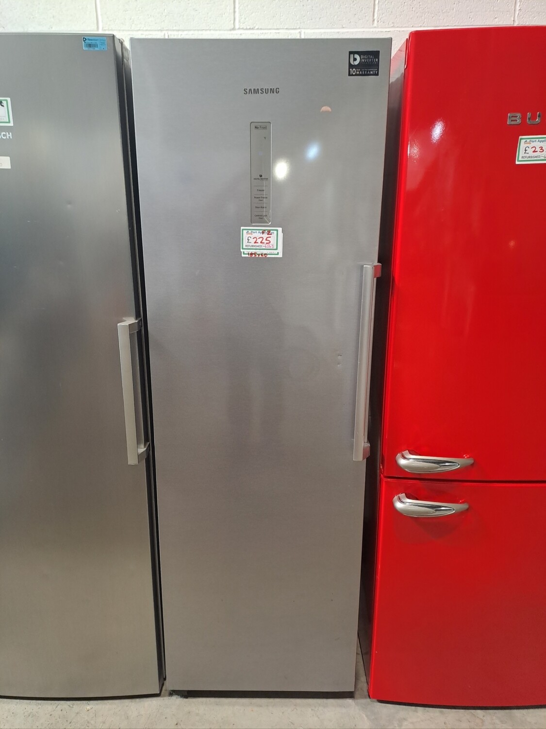 Samsung RZ32M7120SA Tall Freezer Stainless Silver H185 x W60 Refurbished 6 Month Guarantee