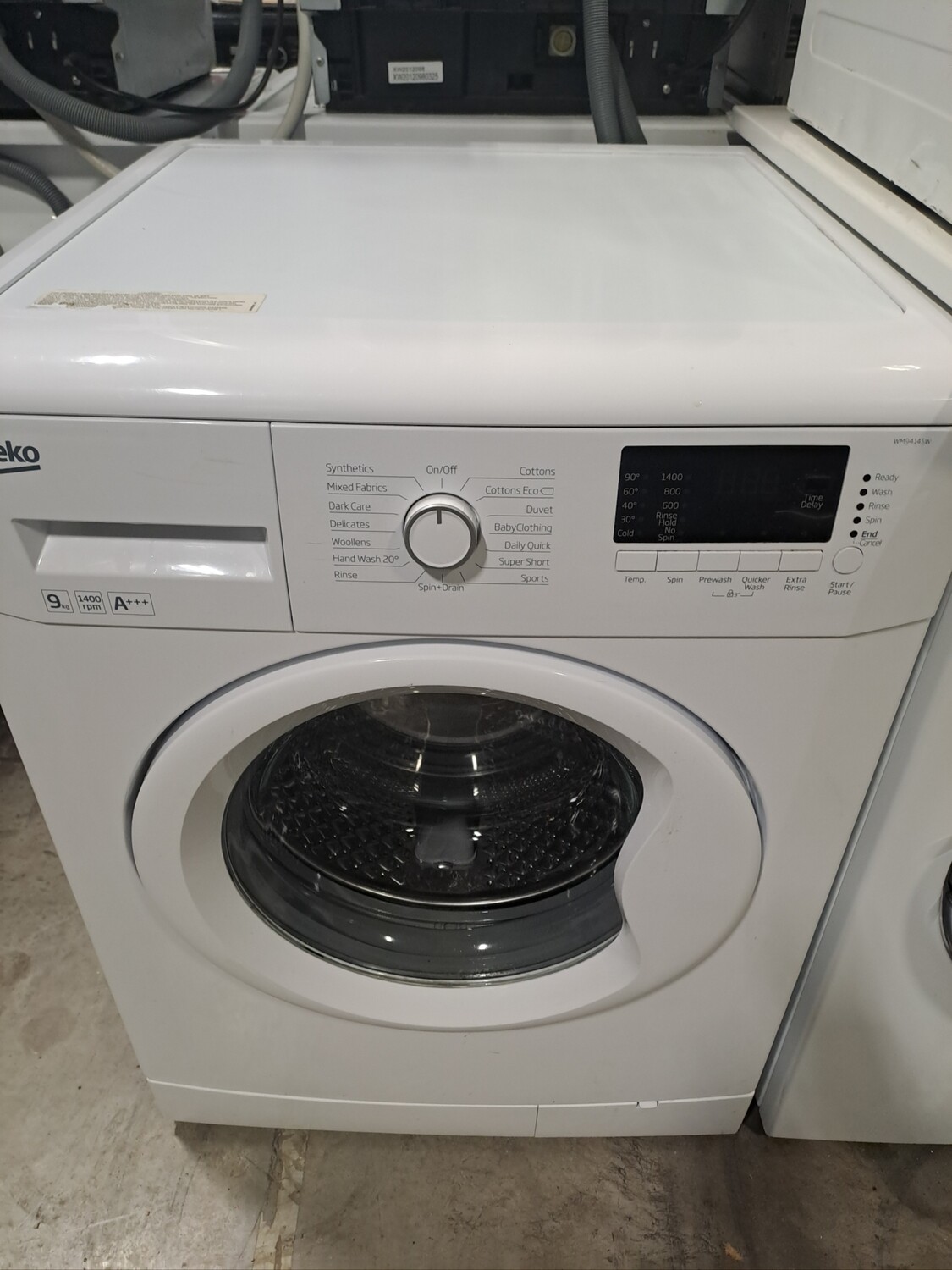 Beko WM94145W 9kg Load 1400 Spin Washing Machine - White - Refurbished - 6 Month Guarantee