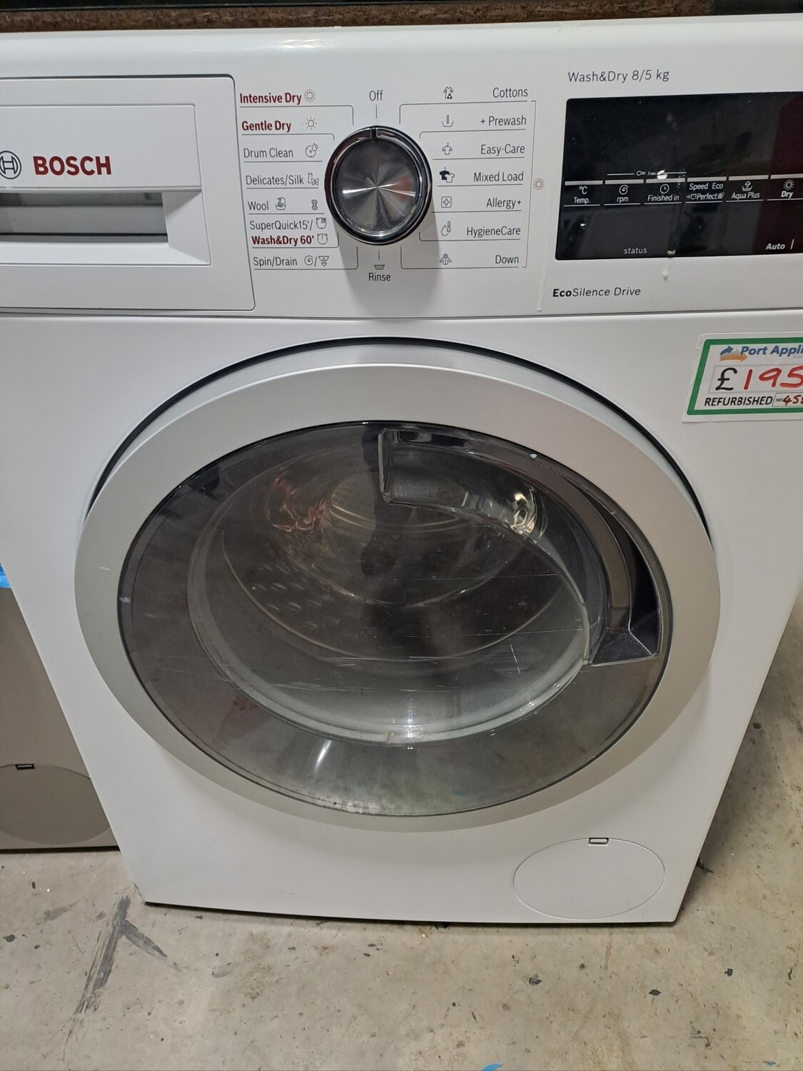 Bosch EcoSilence WVG30461GB 8kg Load 1400 Spin Washing Machine Washer