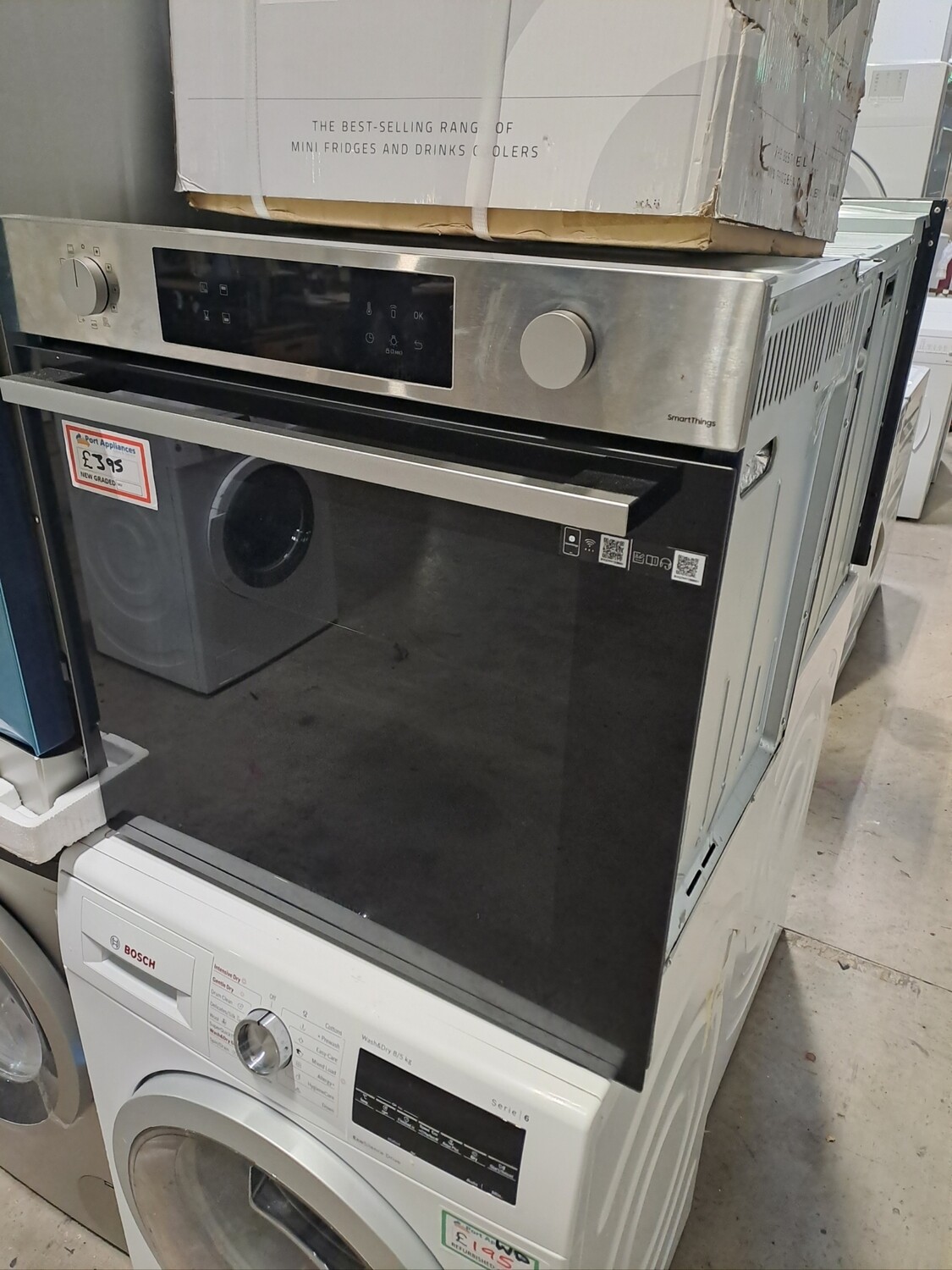 Samsung NV7B4430ZAS Built in single oven Self Cleaning Dual Cook Fan Oven Silver Stainless New