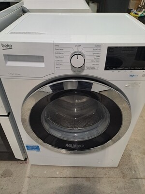 Beko WEX84064E0W 8kg Load 1400 Spin Washing Machine - White - Refurbished - 6 Month Guarantee