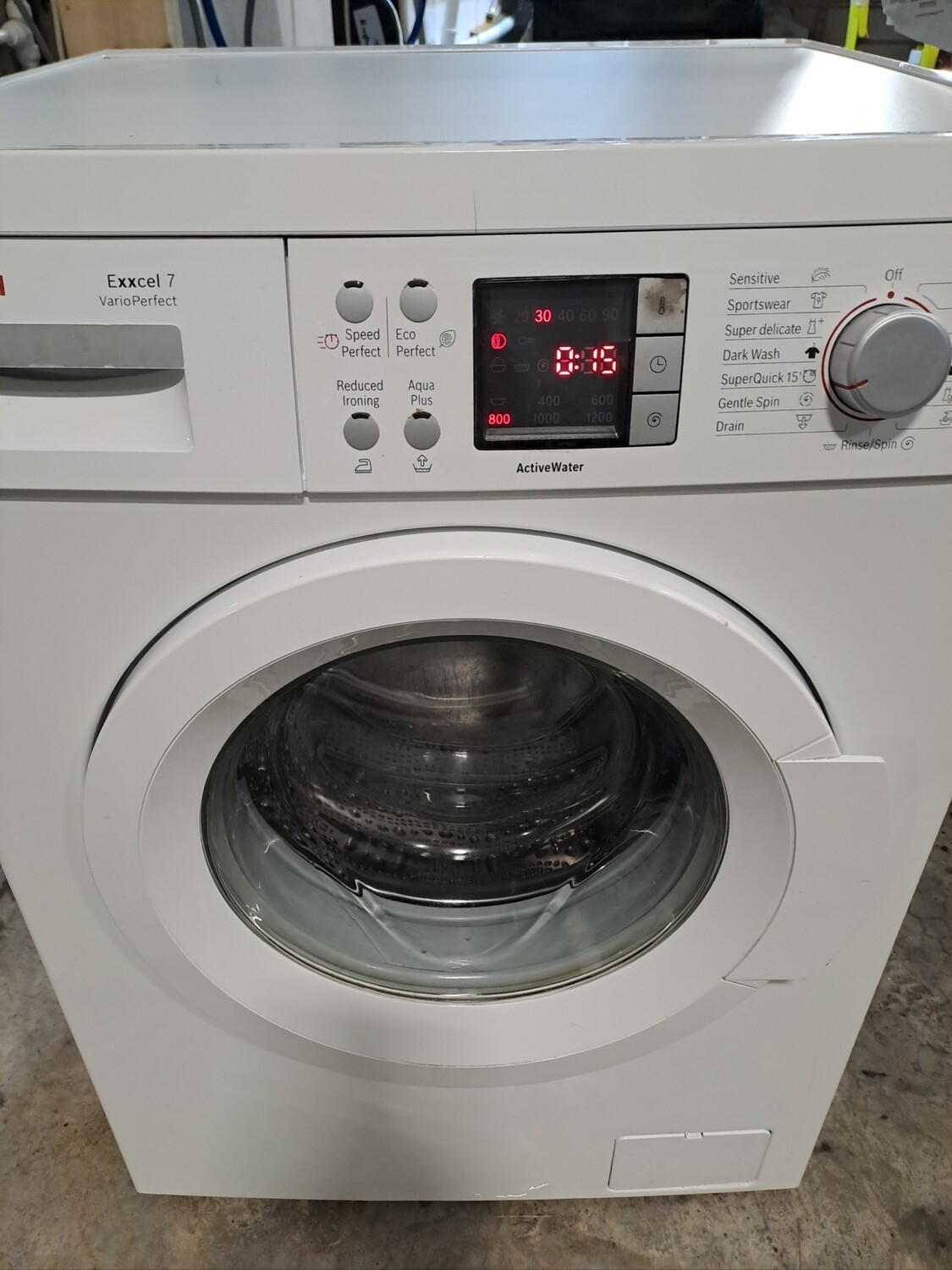 Bosch WAQ24460GB.06 Exxcel Varioperfect 7kg Load 1200 Spin Washing Machine - White - Refurbished - 6 Month Guarantee
