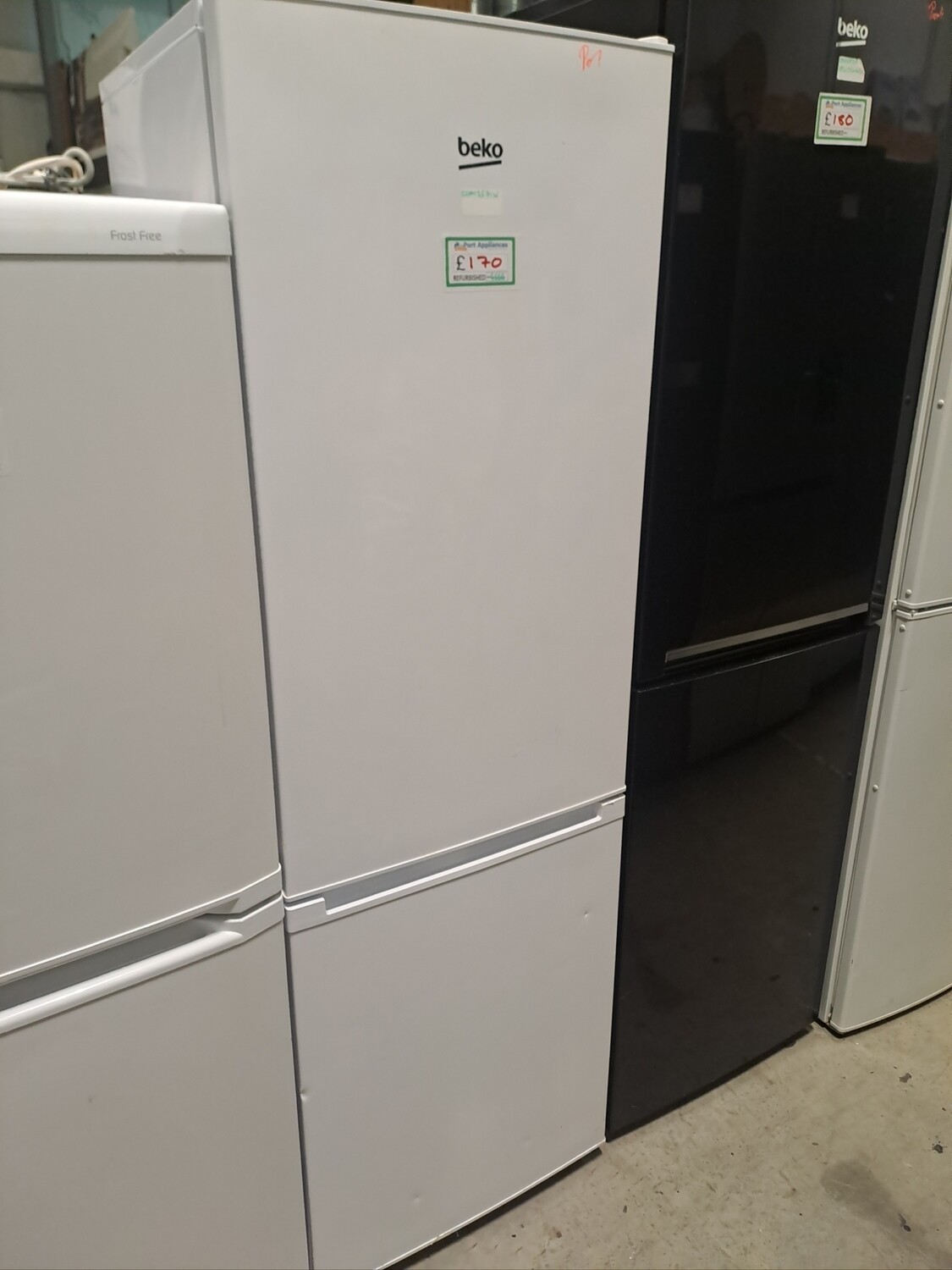 Beko CCFM3571W Fridge Freezer White H172 x W55 x D62 Refurbished 6 Month Guarantee. This item is located in our Whitby Road Shop