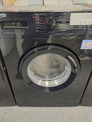 Beko WTG721M1B 7kg Load 1200 Spin Washing Machine - Black - Refurbished - 6 Month Guarantee. Located In our Whitby Road Shop 