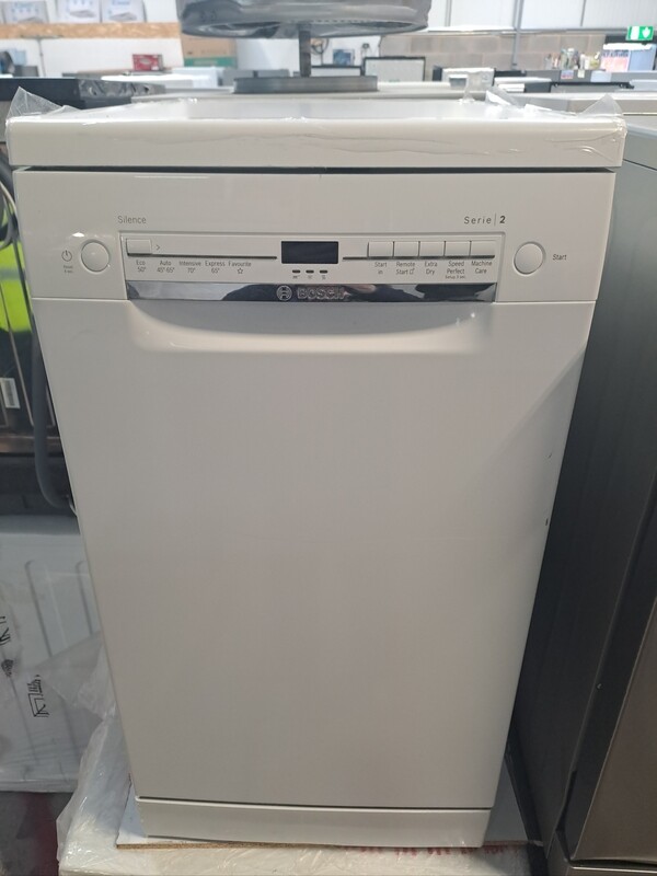 Bosch SPS2IKW04G/11 45cm Freestanding Slimline Dishwasher in White New