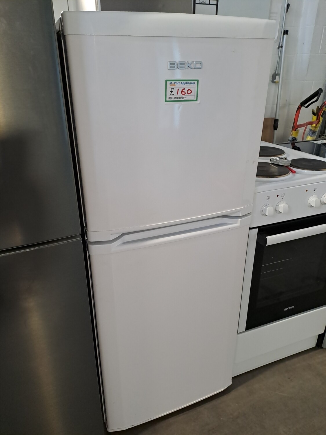 Beko TDA531W/1 Fridge Freezer White H138 x W55 x D60 Refurbished 6 Month Guarantee. This item is located in our Whitby Road Shop 