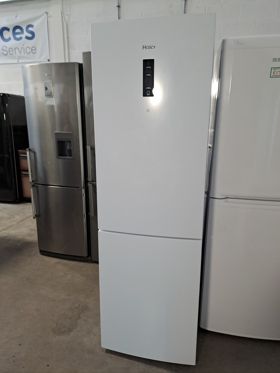 Haier C2FE636CWJ Frost Free Fridge Freezer White H192 x W60 X D66 Refurbished 6 Month Guarantee. This item is located in our Whitby Road Shop 