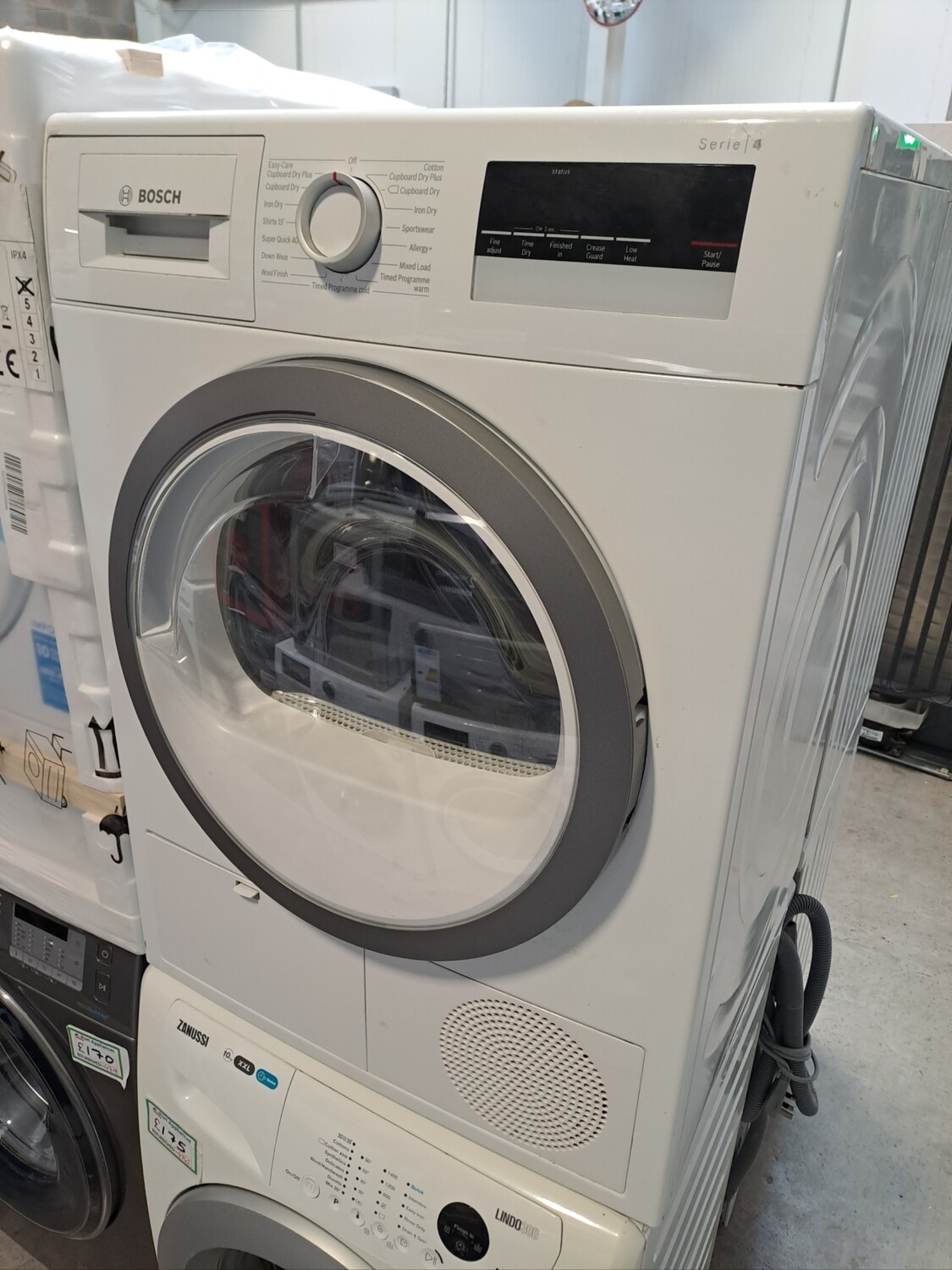 Bosch Serie 4 WTN85250GB/01 8kg Condenser Dryer White Refurbished 6 Months Guarantee 
