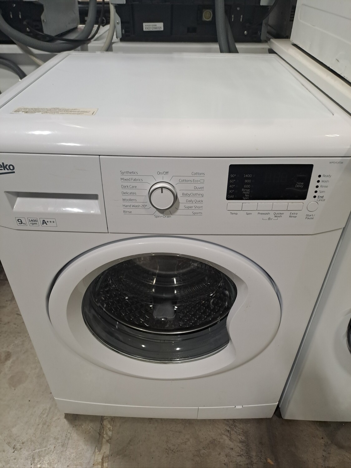 Beko WM94145W 9kg Load 1400 Spin A+++ Washing Machine - White - Refurbished - 6 Month Guarantee