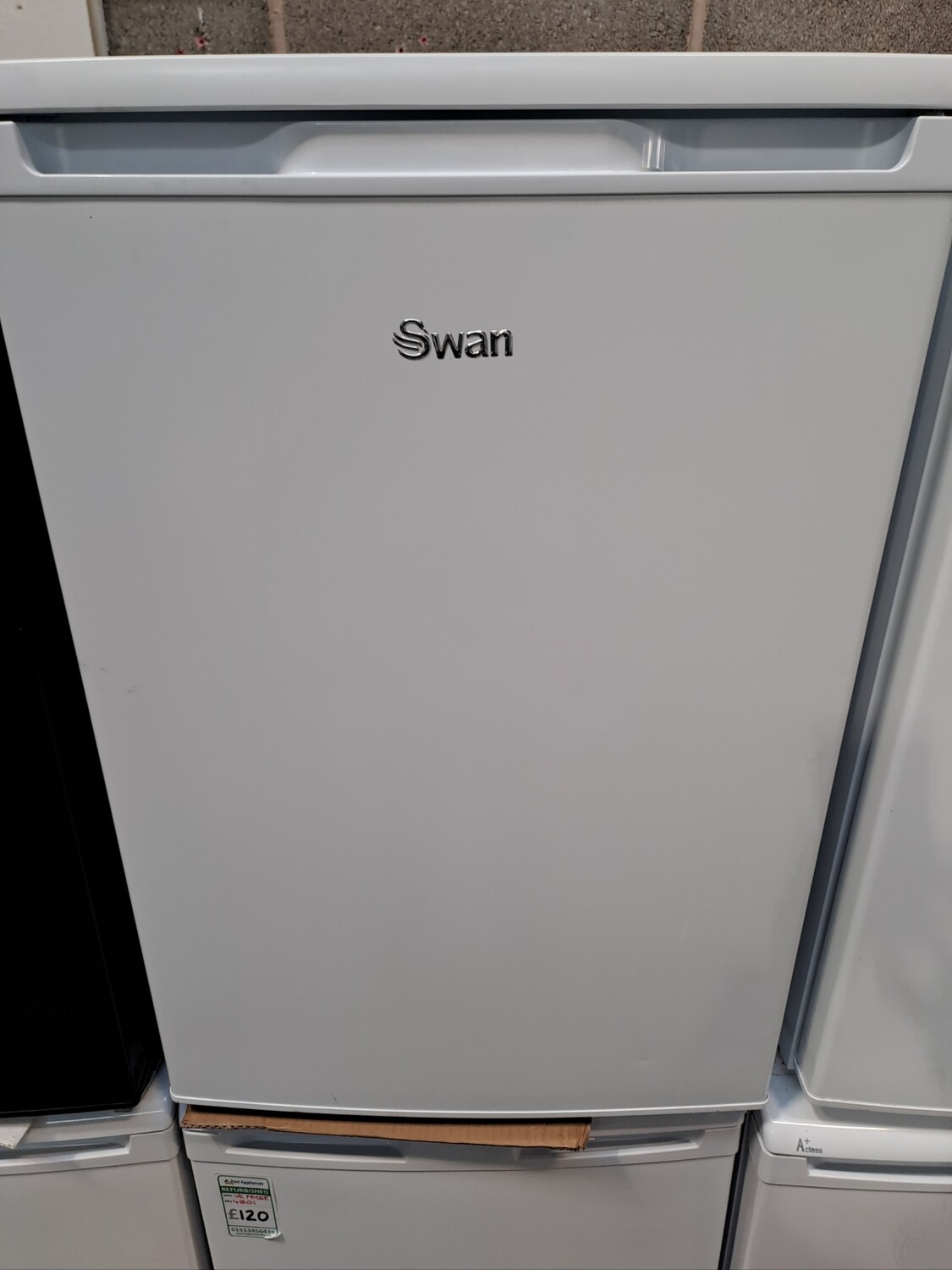 Swan SR70201W Undercounter Fridge H84 W55 D60  - White New Graded 12 Months Guarantee
