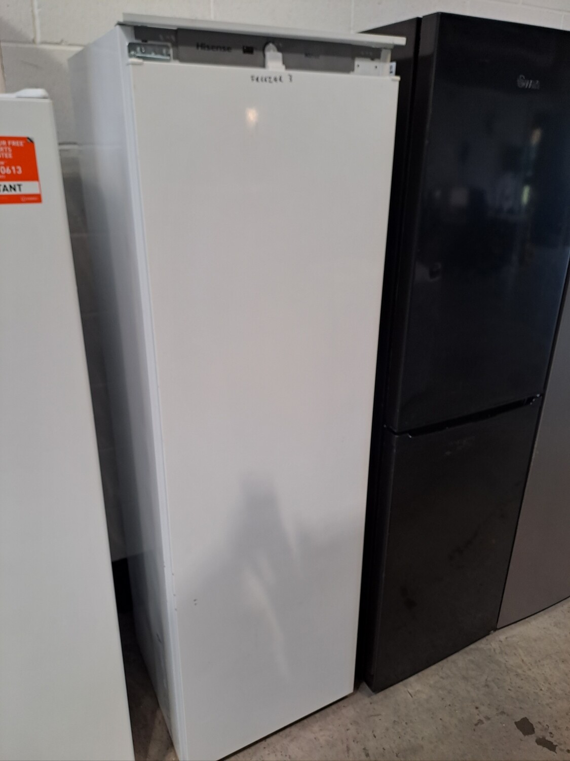Hisense Tall Freezer White H179 x W55 x D58 Refurbished 6 Month Guarantee