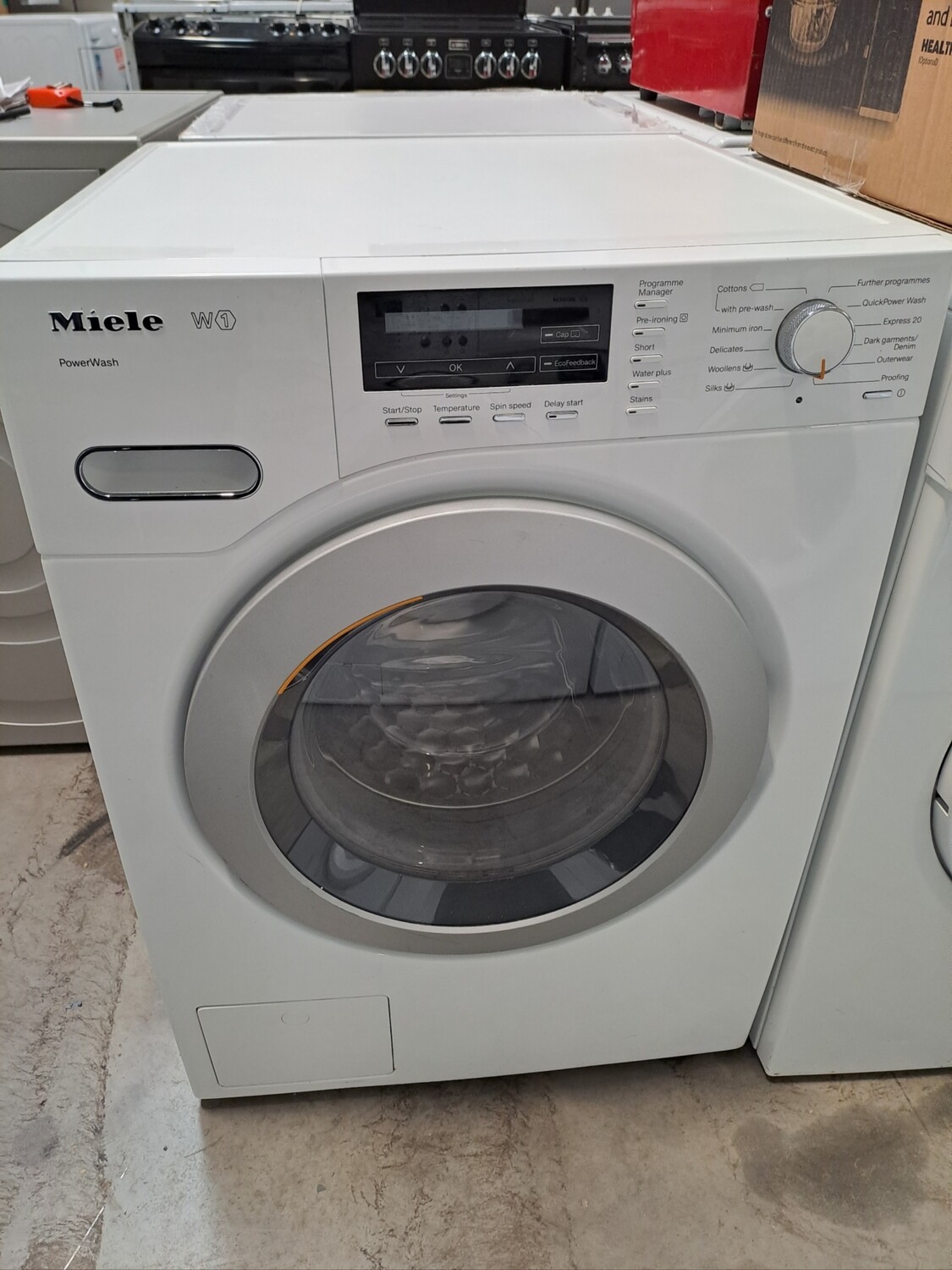 Miele WKB120 8KG 1600rpm Washing Machine White Refurbished H84 W59.5 D65cm + 6 Month Guarantee
