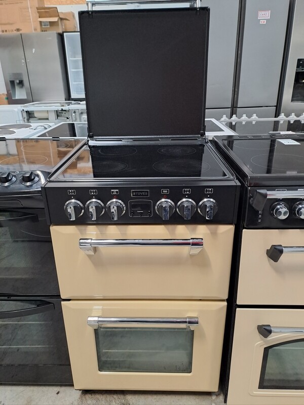 Stoves RICH550E 55cm Electric cooker Twin Cavity Double Oven Ceramic