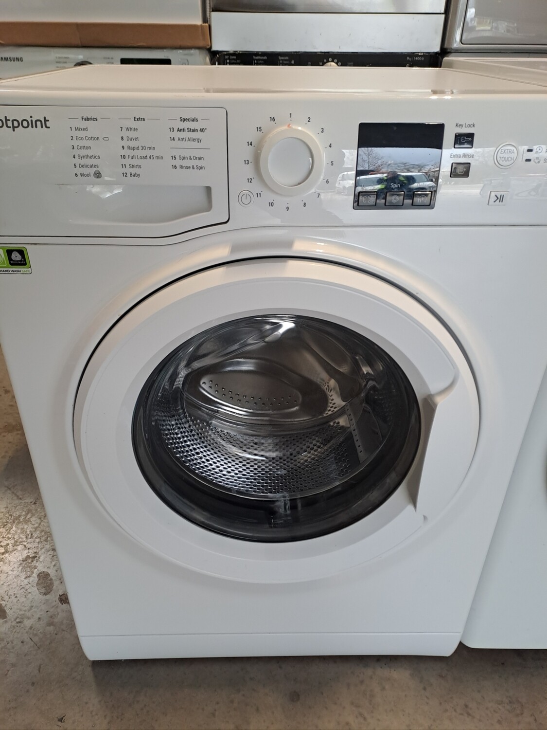 Hotpoint NSWM743UWUK 7kg Load, 1400 Spin Washing Machine - White - Refurbished + 6 Month Guarantee