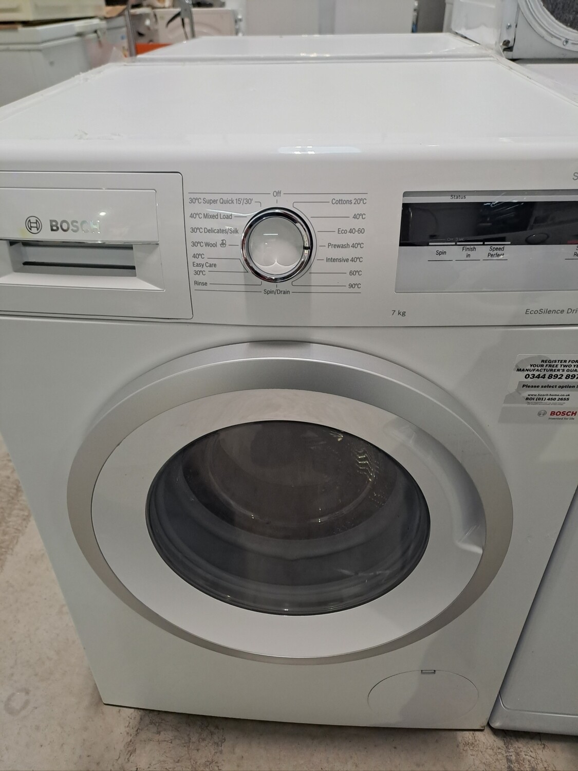 Bosch Serie 4 WAN28081GB/46 7kg Load 1400 Spin Washing Machine - White - Refurbished 6 Month Guarantee. This item is located in our Whitby Road Shop 