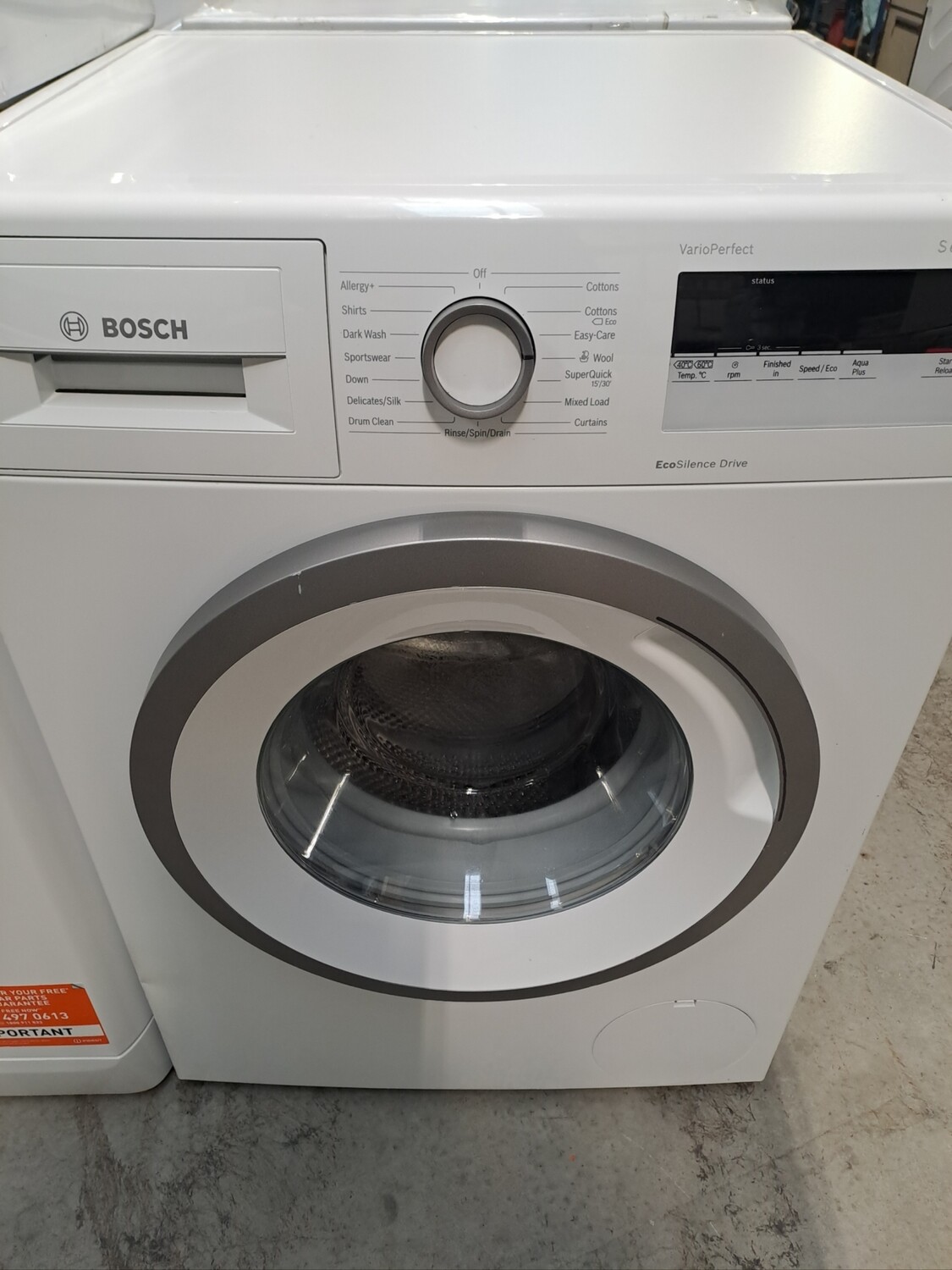 Bosch Serie 4 WAN28150GB/24 8kg Load 1400 Spin Washing Machine - White - Refurbished - 6 Month Guarantee