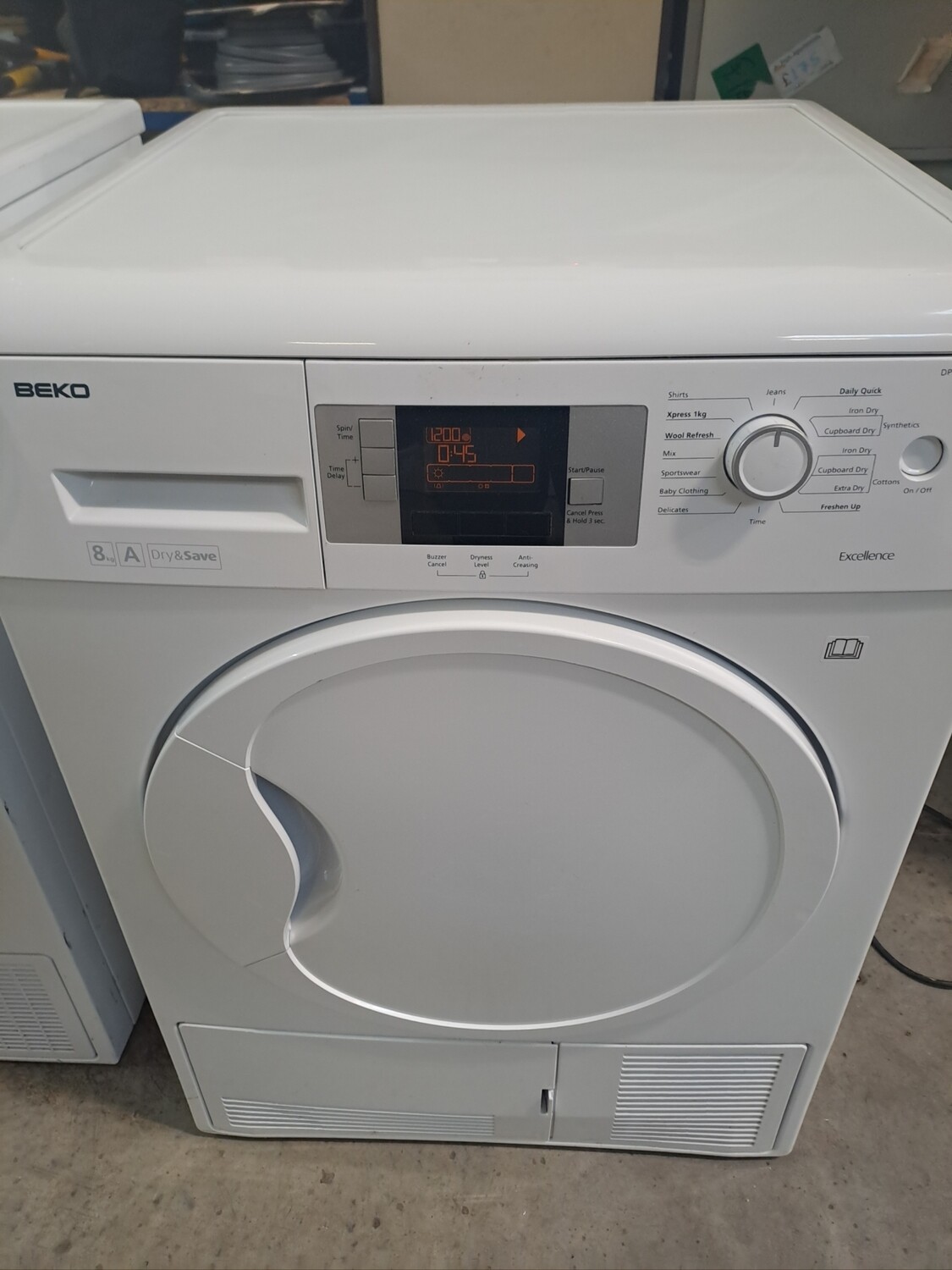Beko DPU8360W 8kg Condenser HEAT PUMP Energy Saving Dryer White Refurbished 6 Months Guarantee