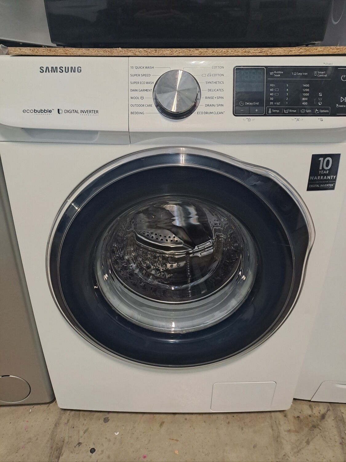 Samsung WW10N645RBW/EU Ecobubble 10kg Load 1400 Spin Washing Machine - White - Refurbished - 6 Month Guarantee