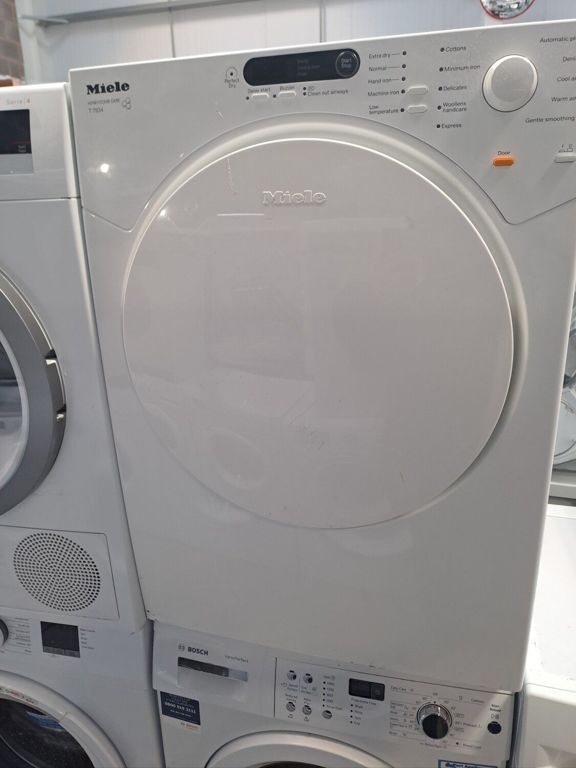 Miele T7934 Vented Dryer 7kg White