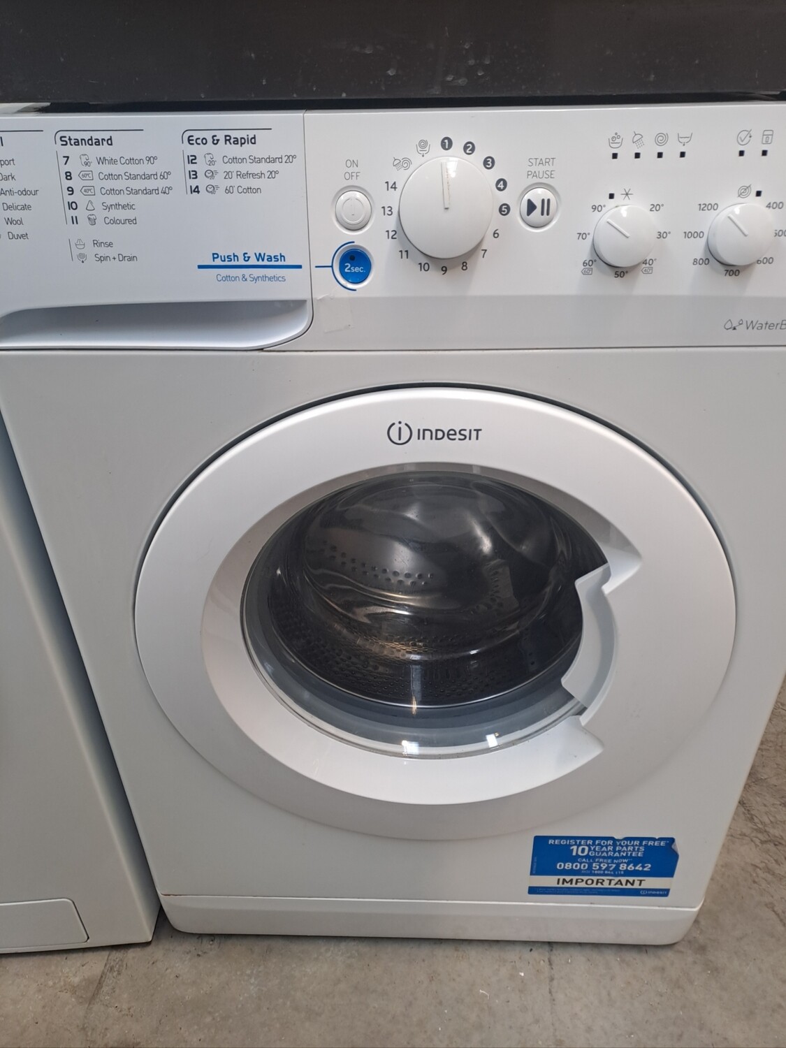Indesit BWSC61252 6kg Load, 1200 Spin Washing Machine - White - Refurbished - 6 Month Guarantee. This item is located in our Whitby Road Shop 