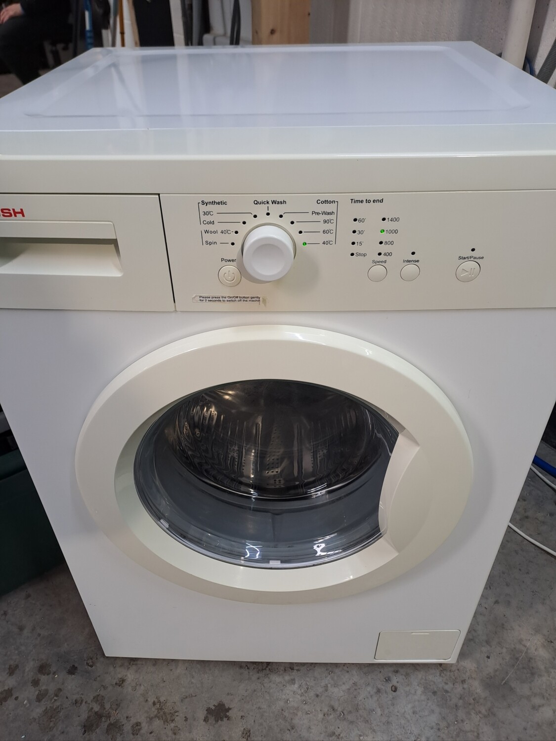 Bush HW70-1470 7Kg Load 1400 Spin Washing Machine - White - Refurbished - 3 Month Guarantee