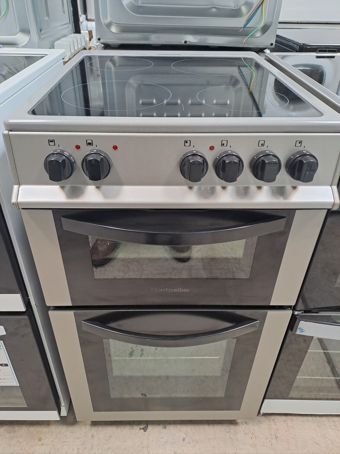 Montpellier MDC600FS 60cm Electric cooker Twin Cavity Double Oven