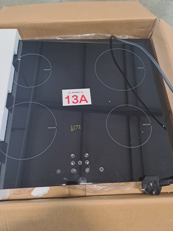 Prima PRIH018 13amp Electric Induction Hob Black New Graded