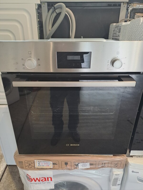 Bosch HHF113BR0B Built In Electric Single Oven Stainless Steel A Rated New Graded