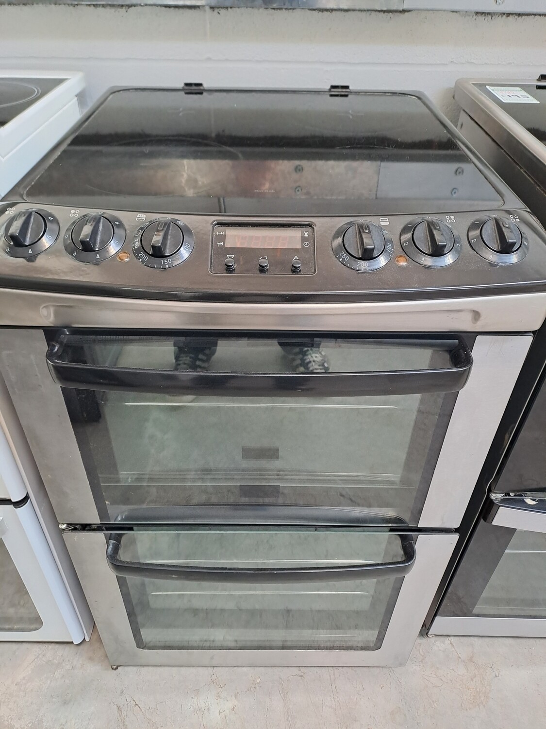 Zanussi ZCV550MXC 55cm Electric cooker Twin Cavity Double Oven Ceramic