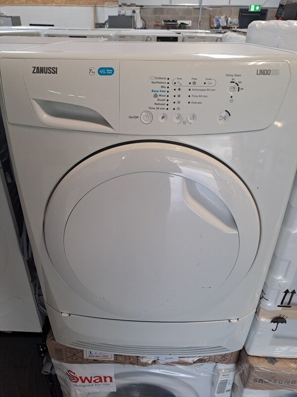 Zanussi ZDP7205PZ 7kg Condenser Dryer White