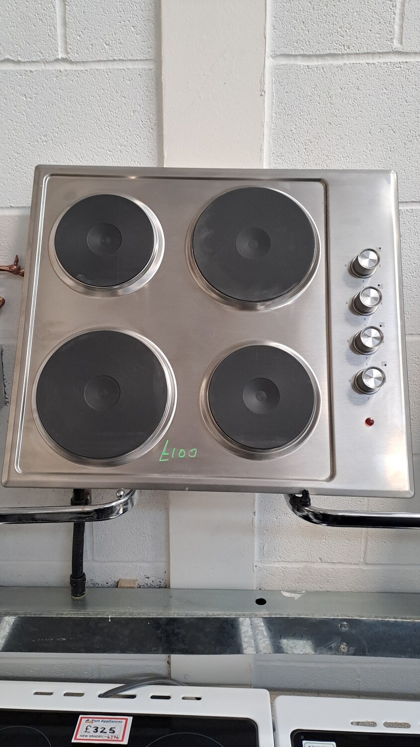 60cm Built In Electric Hob Stainless Steel Brand New