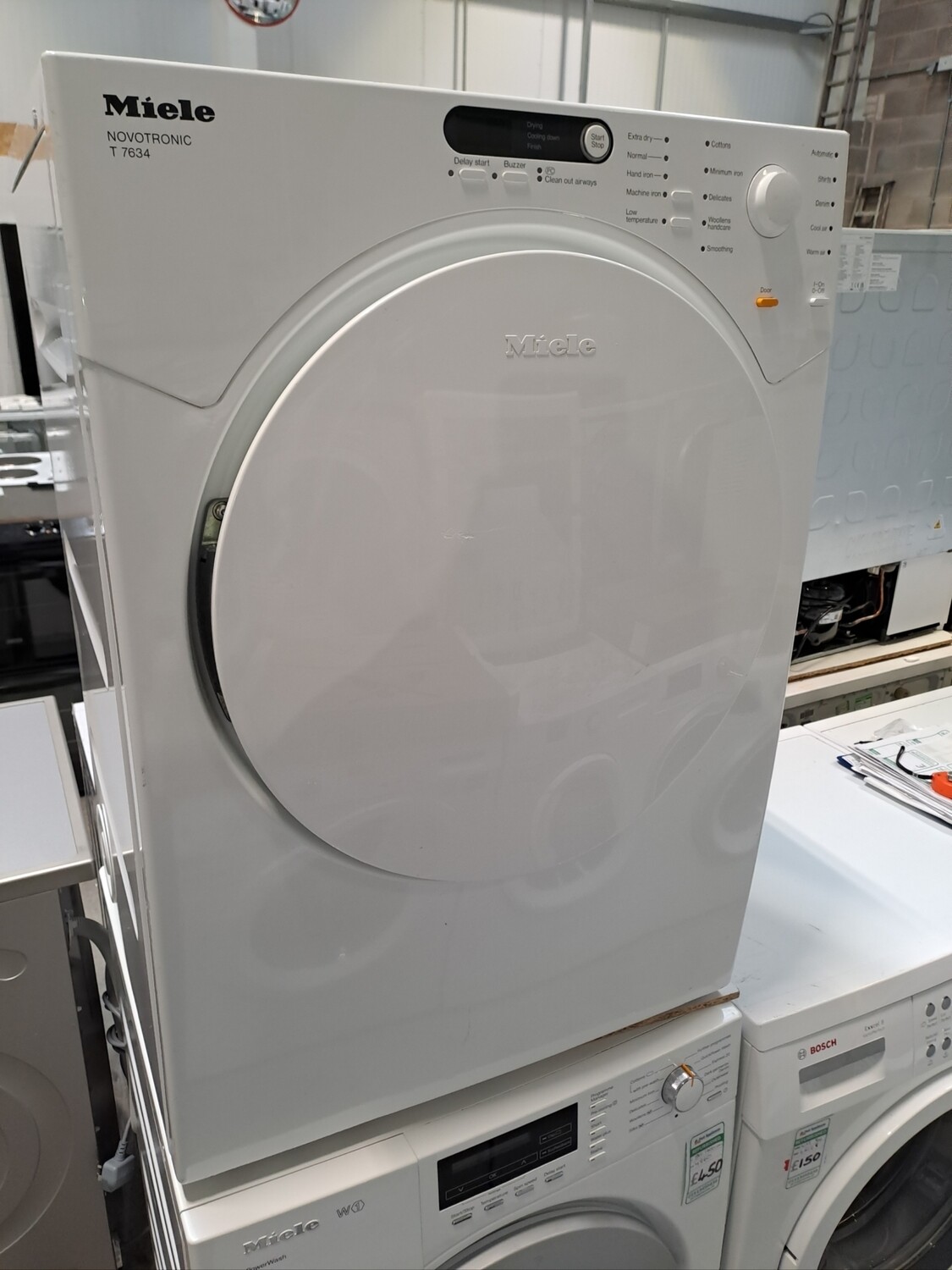 Miele T7634 Vented Dryer 6kg White