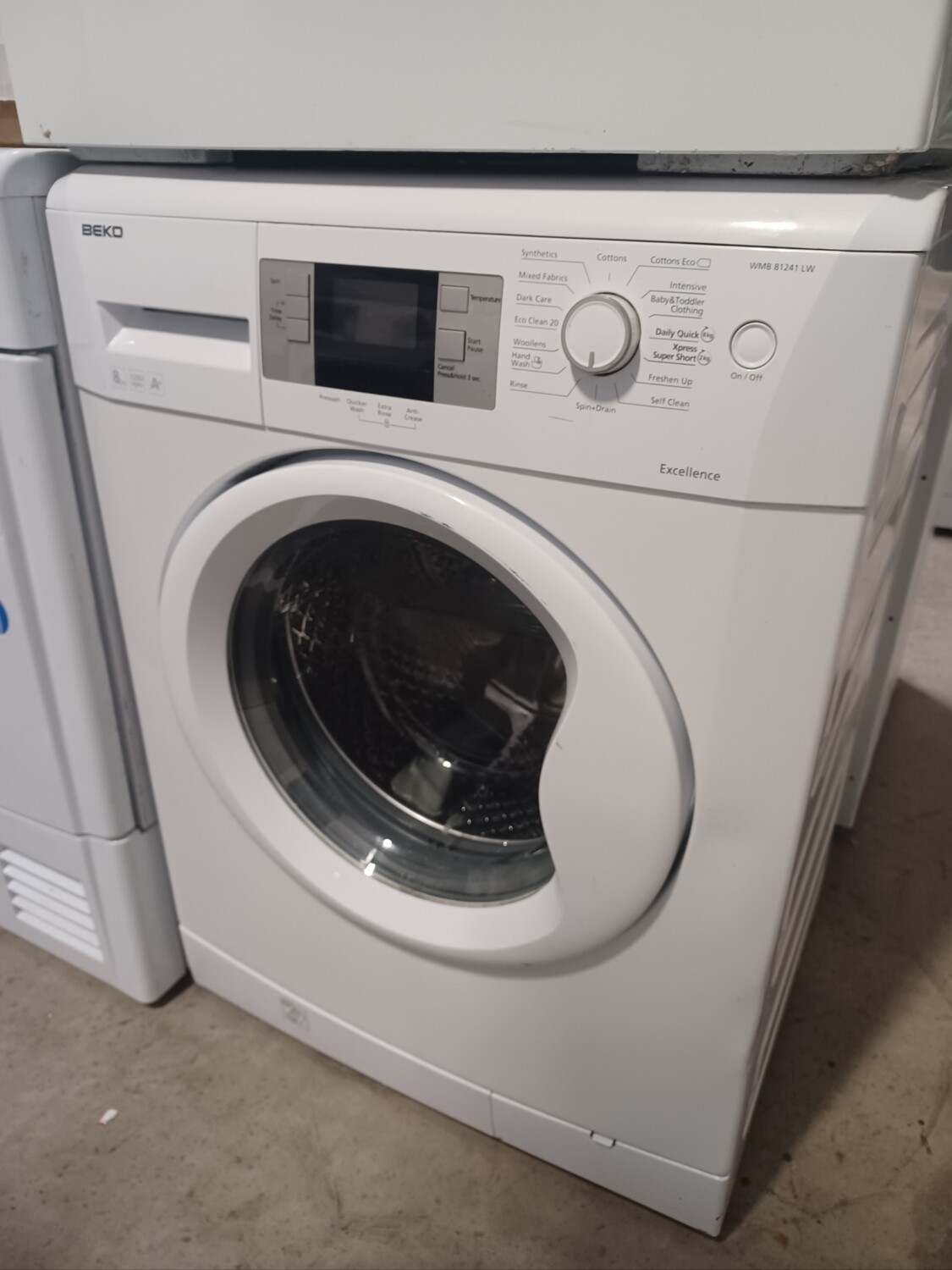 Beko WMB81243LW A+++ 8kg Load 1200 Spin Washing Machine White Item Located In The Whitby Shop