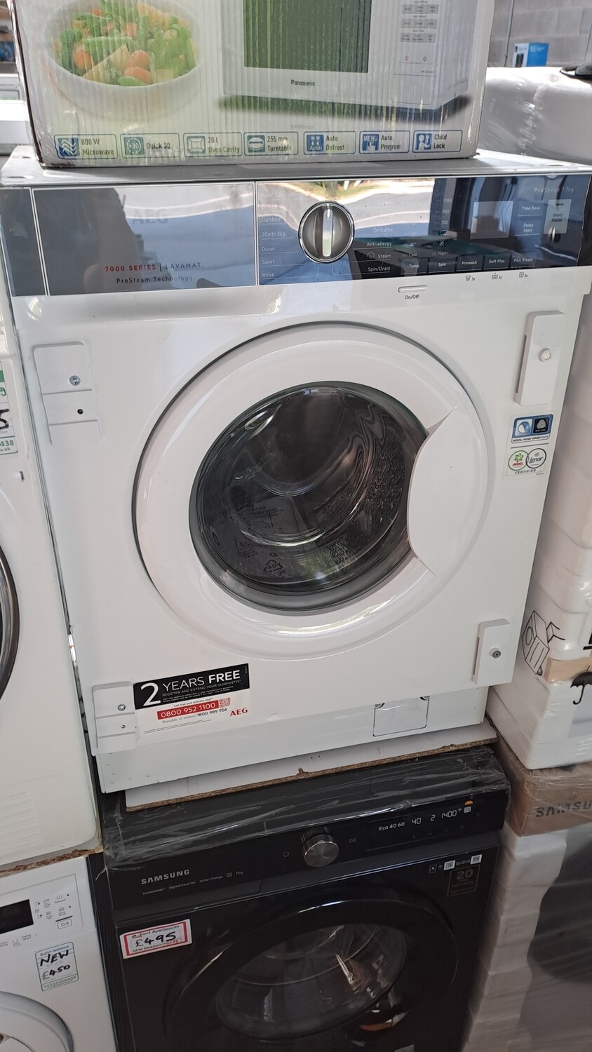AEG 7000 Series L7FE7261BI 7KG 1200RPM Integrated Built in Washing