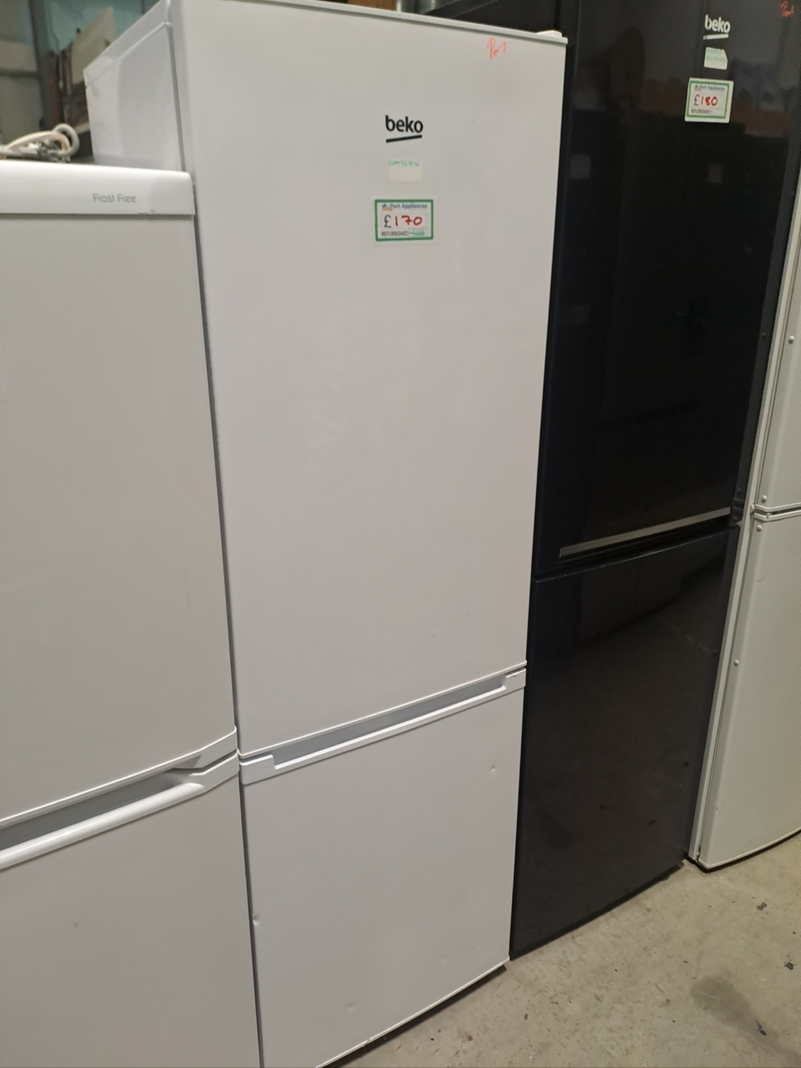 Beko ccfm3571w fridge online freezer
